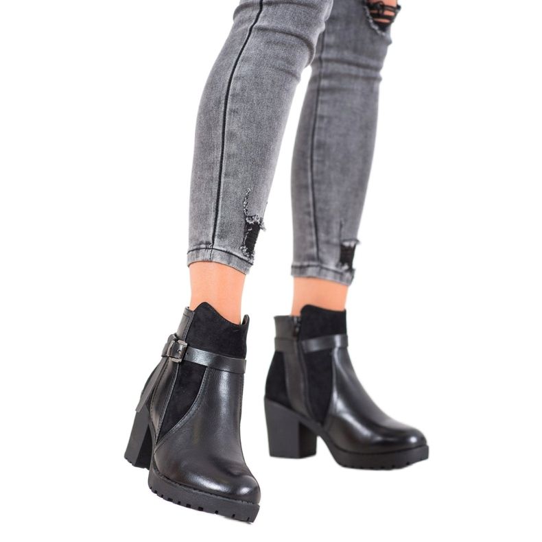 J. Star Comfortable Boots On The Platform black 1