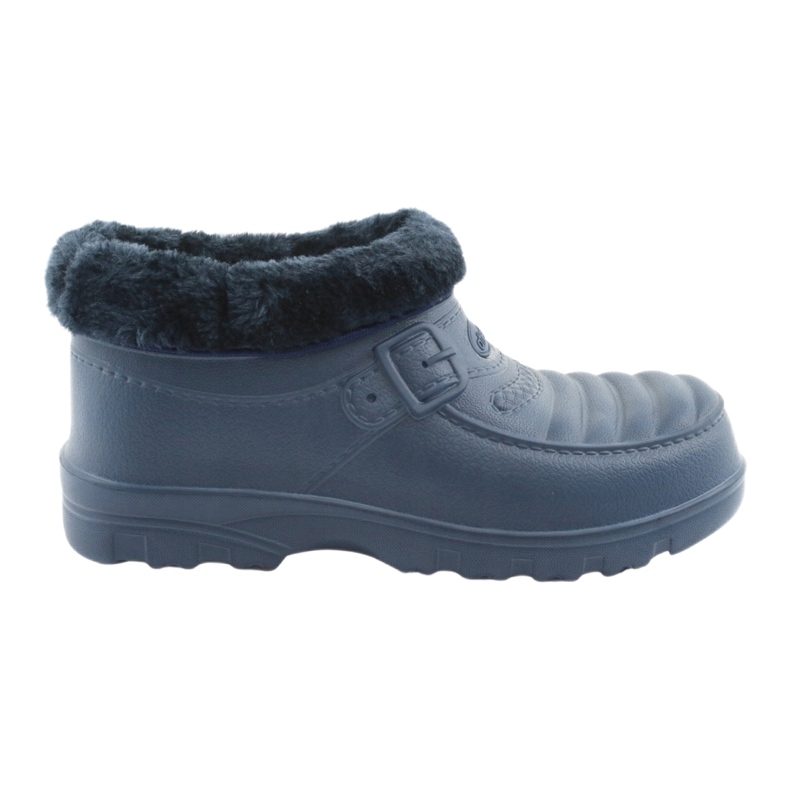 Atletico Galoshes insulated with fur navy blue 4