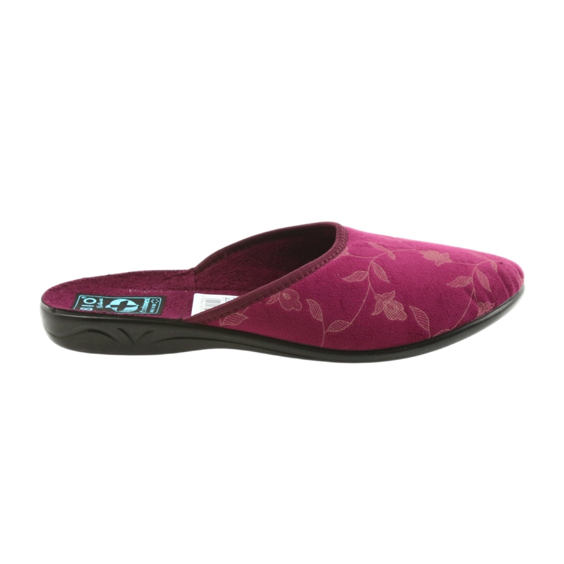 Adanex 18115 velor slippers red multicolored 4