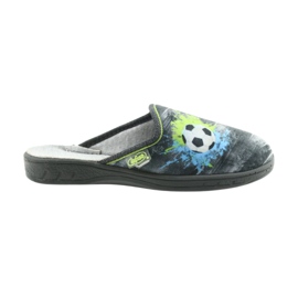 Befado children's shoes slippers 707Y395 blue grey green 6