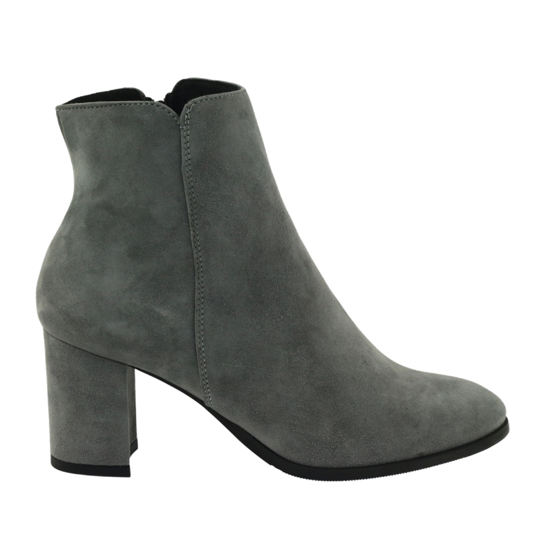 Gray Esperansa 1823 gray suede boots grey 5