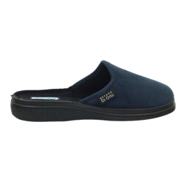 Diabetic slippers Befado 132d 006 navy blue 4