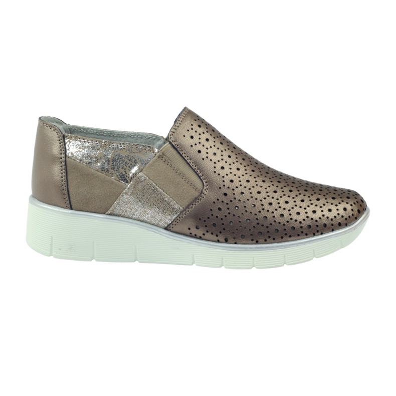 Filippo Leather Sports Slip On brown multicolored 5