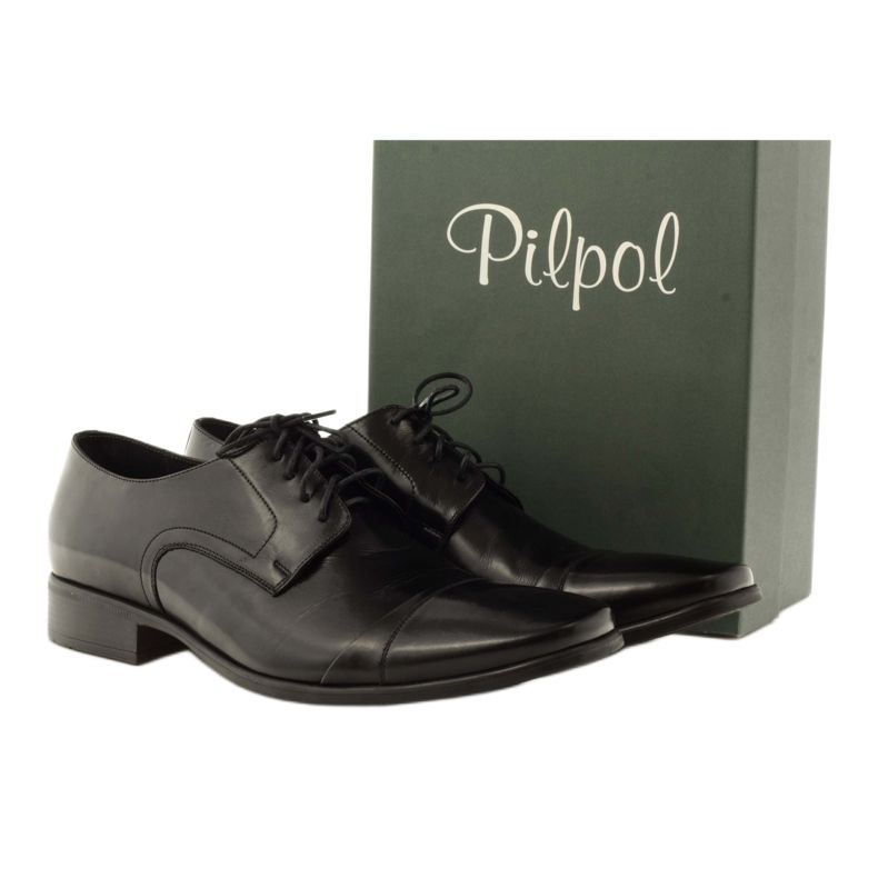 Classic black shoes Pilpol L005 4