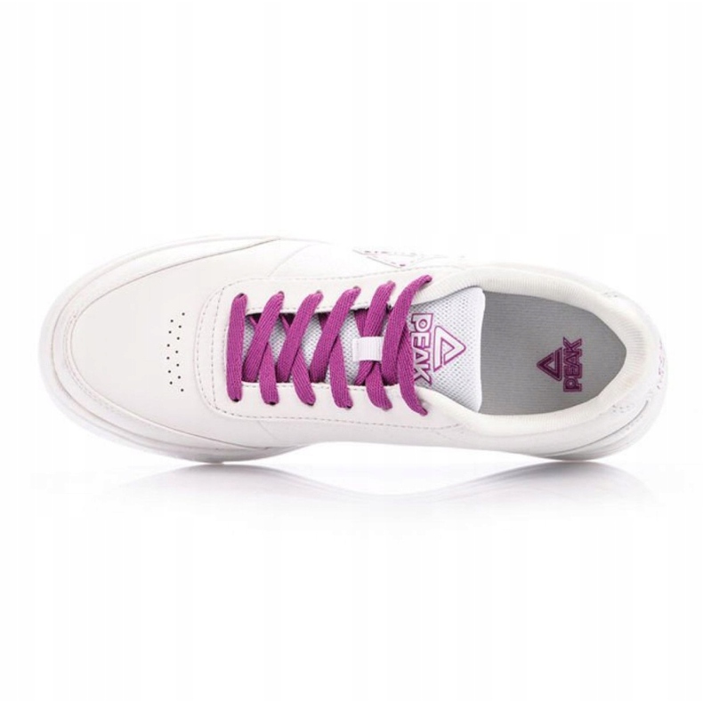 Peak E43358B W 61485-61488 shoes white violet 2