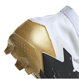 Adidas Predator 20.1 Fg Jr FW9208 football boots black, white, black, gold white 2