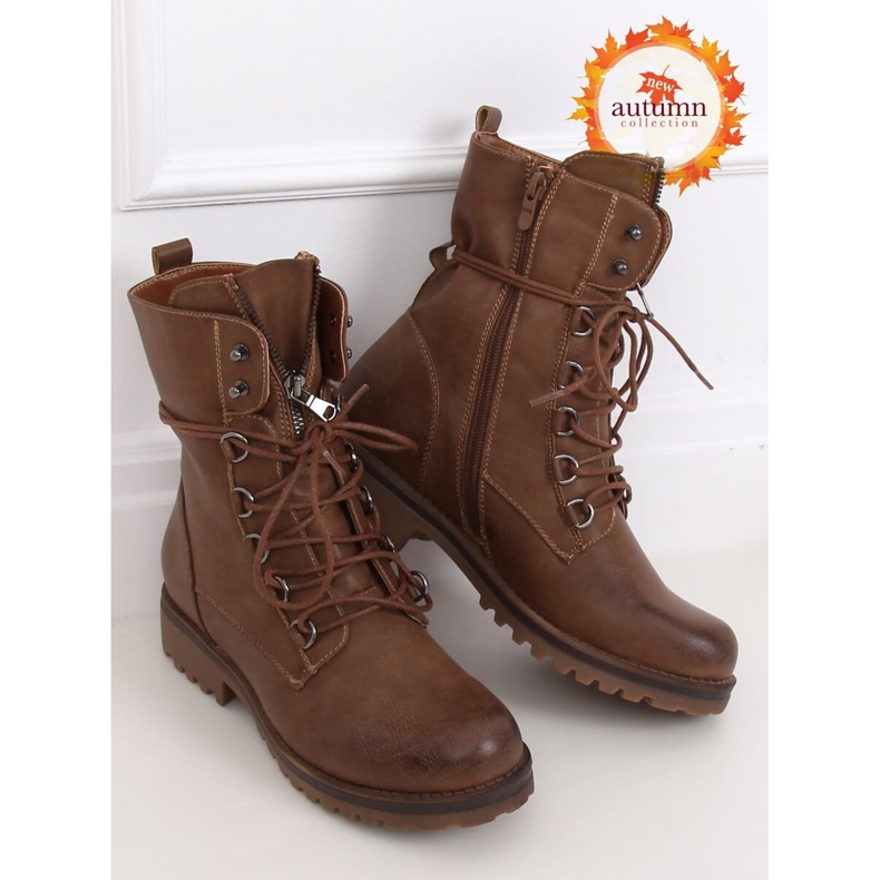 Military brown boots workery BZ66017-KB Khaki 1 Military brown boots workery BZ66017-KB Khaki 1
