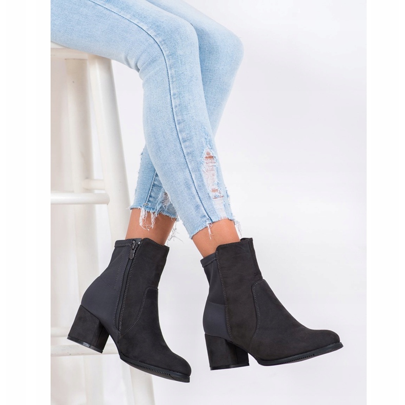 J. Star Gray boots grey 1