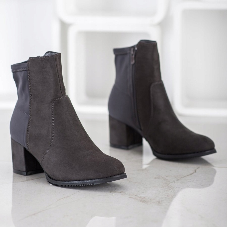 J. Star Gray boots grey 2