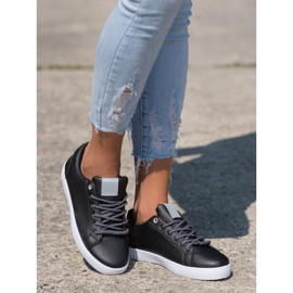 SHELOVET Sneakers With Decorative Laces black 1