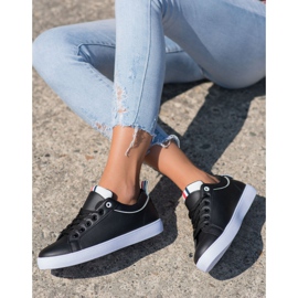 SHELOVET Stylish Sneakers With Eco Leather black 2