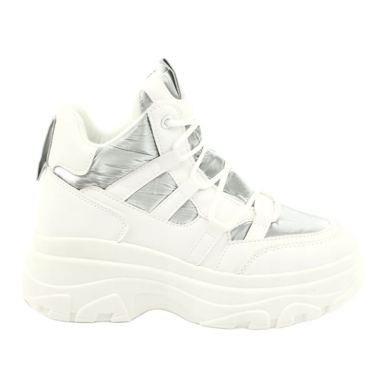 Evento High sports shoes 20BT26-3192 white silver 1 Evento High sports shoes 20BT26-3192 white silver 1