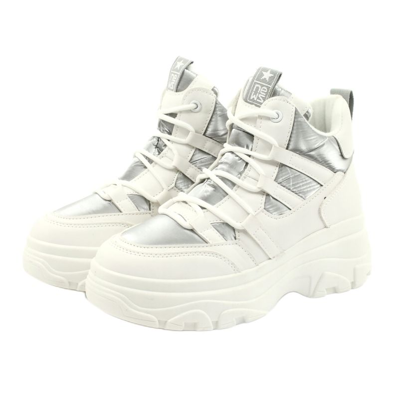 Evento High sports shoes 20BT26-3192 white silver 4 Evento High sports shoes 20BT26-3192 white silver 4