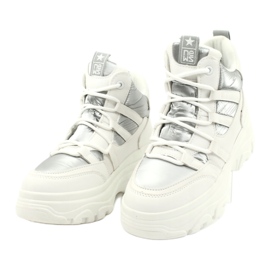 Evento High sports shoes 20BT26-3192 white silver 3 Evento High sports shoes 20BT26-3192 white silver 3