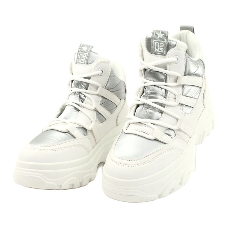 Evento High sports shoes 20BT26-3192 white silver 3 Evento High sports shoes 20BT26-3192 white silver 3