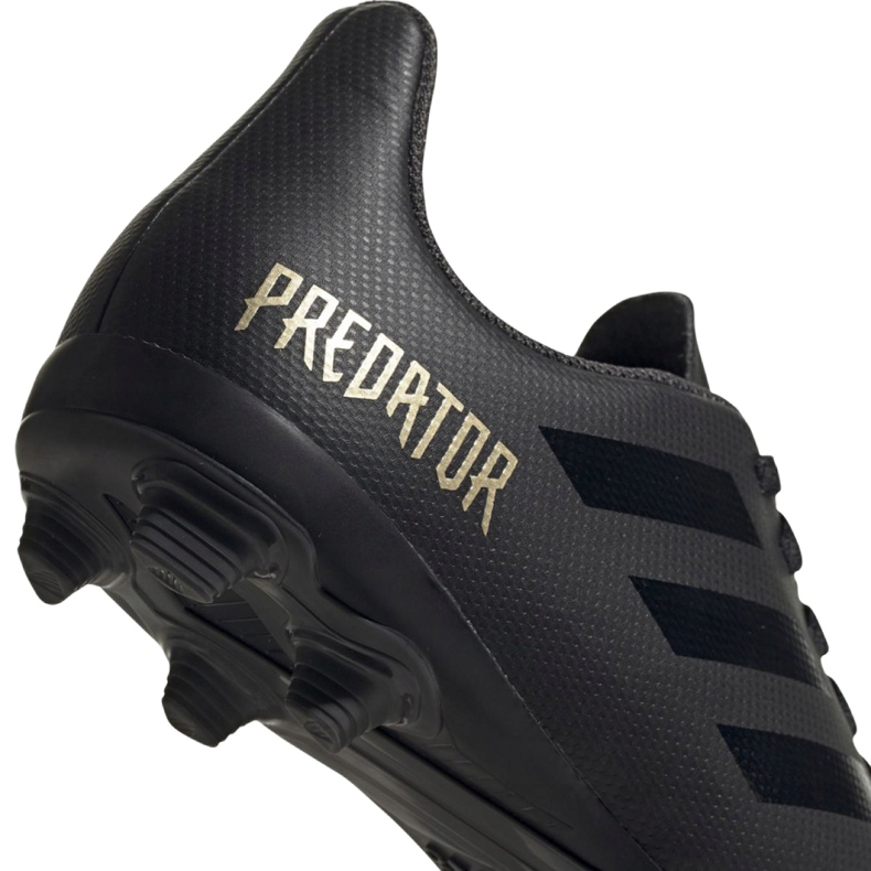 Adidas Predator 19.4 FxG Jr EF8989 football boots black 3