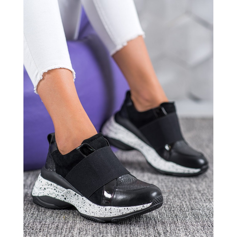 Bestelle Slip-on Sneakers On The Platform black 1