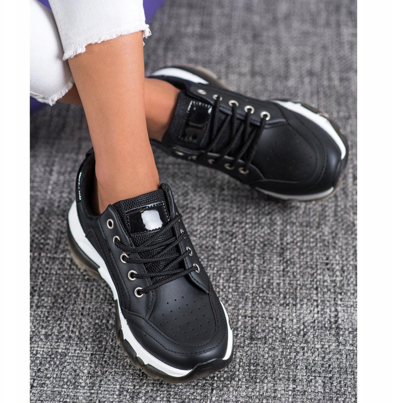 SHELOVET Eco Leather Sneakers black 1