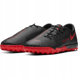 Nike Phantom M Gt Academy Tf CK8470 060 football shoe black / red black 2