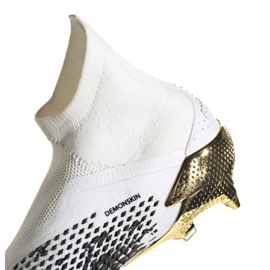 Adidas Predator 20+ Sg M FW9176 football boots grey/silver, white, black, gold white 2