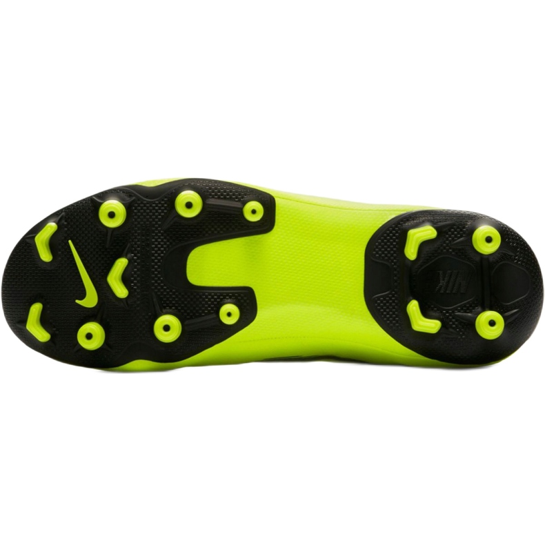Nike Mercurial Vapor 12 Academy Mg Jr AH7347 701 soccer shoes yellow 3