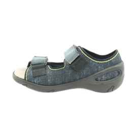 Befado children's shoes 065X141 grey green 2