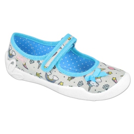 Befado children's shoes 114X391 blue grey 1