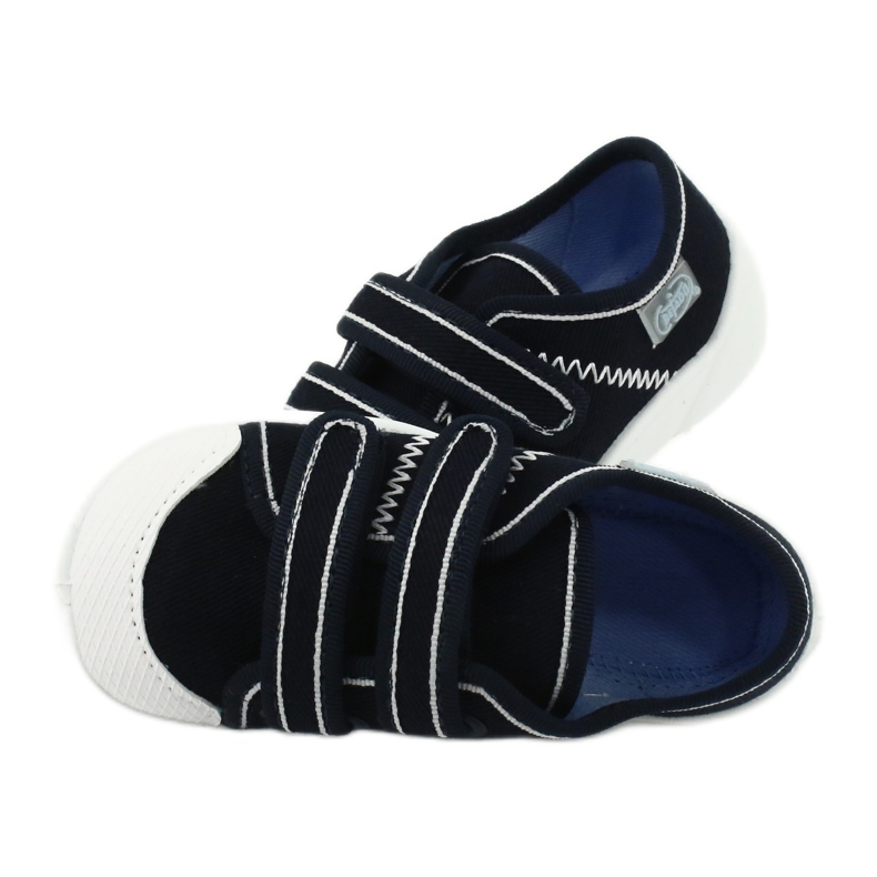 Befado children's shoes 907P118 white navy blue 5