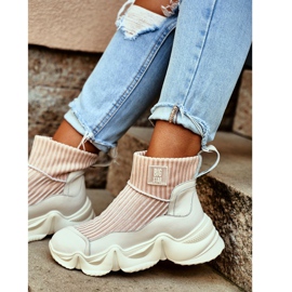 Women's High Sports Shoes Big Star White GG274608 2 Women's High Sports Shoes Big Star White GG274608 2