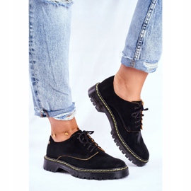 Women's Brogues Oxfords Leather Black Maciejka 04087-01 2