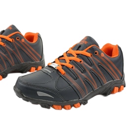 Gray women's sport trekking W118 orange grey 1