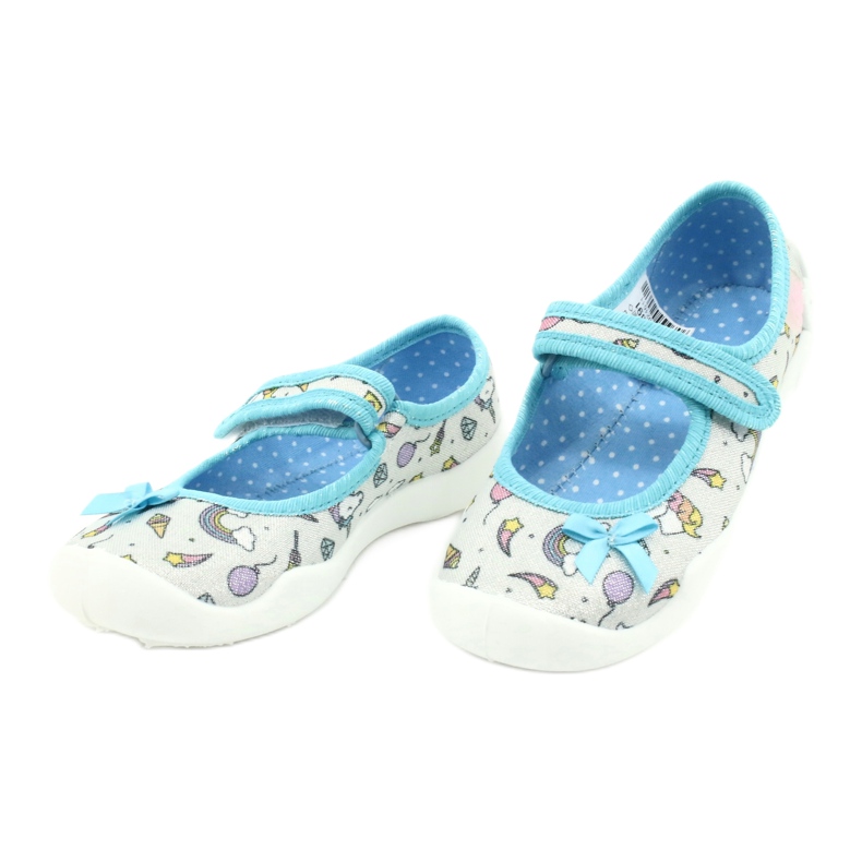 Befado children's shoes 114X391 blue grey 3