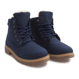 Warm Timberki Bows TL0130-3 Navy blue 1 Warm Timberki Bows TL0130-3 Navy blue 1