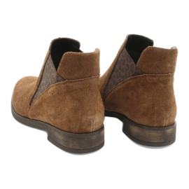 Gamis Suede slip-on ankle boots 4036 brown 5