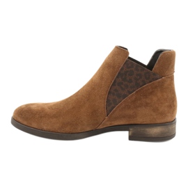 Gamis Suede slip-on ankle boots 4036 brown 1