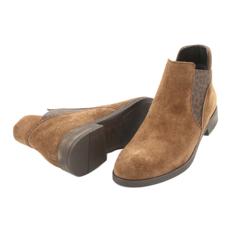 Gamis Suede slip-on ankle boots 4036 brown 3