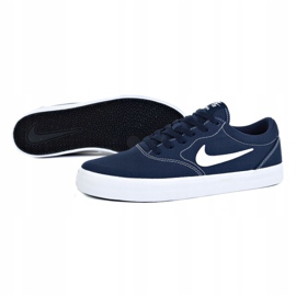 Nike Sb Charge Cnvs M CD6279-402 shoes white navy blue 1