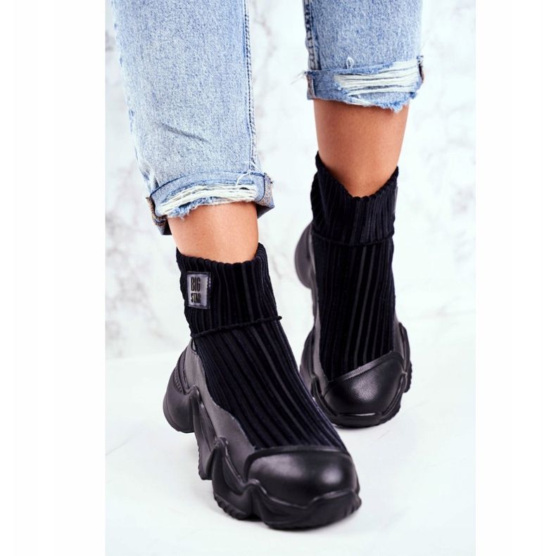 Women's High Sport Shoes Big Star Black GG274607 2 Women's High Sport Shoes Big Star Black GG274607 2