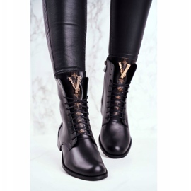 Women's Boots Nicole Leather Black 2593 2