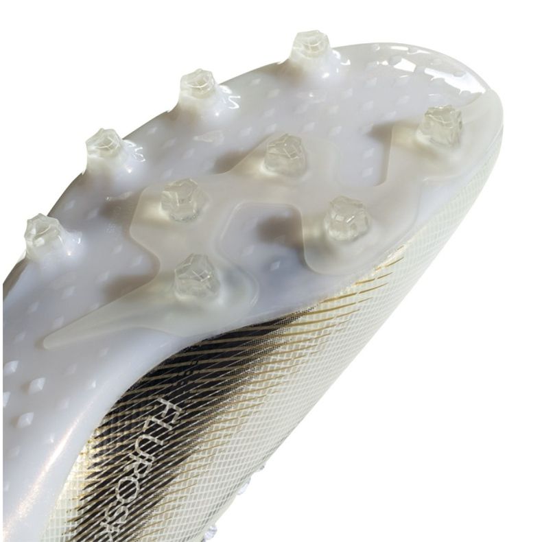 Adidas X Ghosted.1 Ag M EG8154 football boots black, white, gold white 1 Adidas X Ghosted.1 Ag M EG8154 football boots black, white, gold white 1