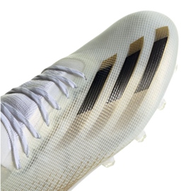 Adidas X Ghosted.1 Ag M EG8154 football boots white black, white, gold 3