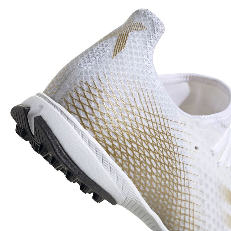 Adidas X Ghosted.3 Tf M EG8199 football boots black, white, gold white 1 Adidas X Ghosted.3 Tf M EG8199 football boots black, white, gold white 1