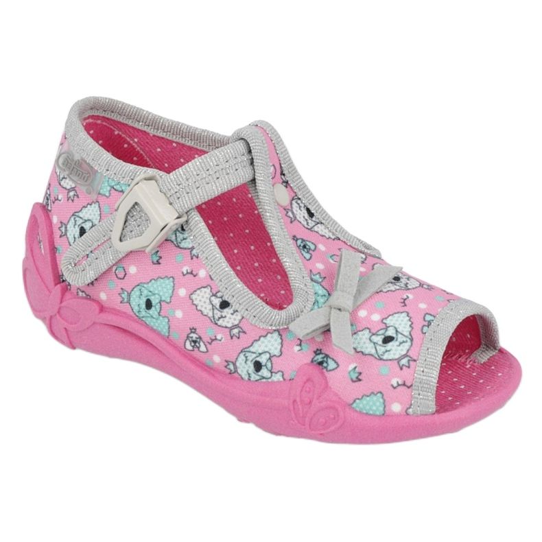 Befado children's shoes 213P120 pink silver grey 1