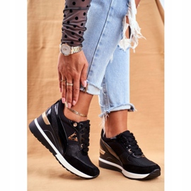 Vinceza Women's Sport Shoes Sneakers Black 21-10574 1