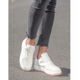 SHELOVET Sneakers On The Platform white 2