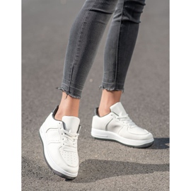 SHELOVET Sneakers On Paltform white 2