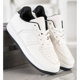 SHELOVET Sneakers On Paltform white 1