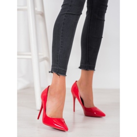 Queentina Lacquered Red Pins 2