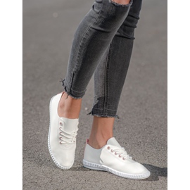 SHELOVET Light Sneakers With Eco Leather white 2