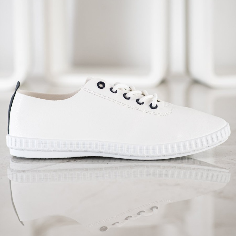 SHELOVET Light Sneakers With Eco Leather white 2